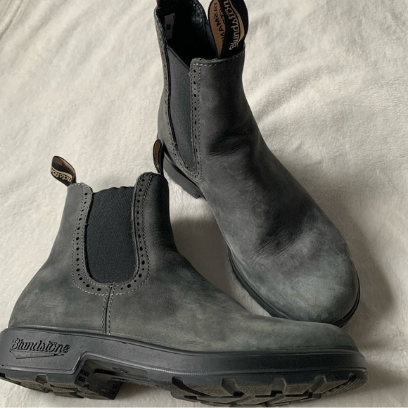 Blundstone Women’s Rustic Black Boots Size 9.5 - Picture 1 of 16